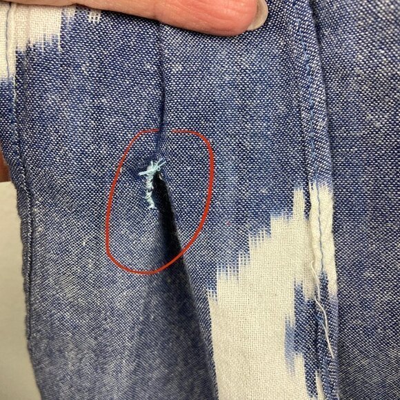 DE LA MER 1981 | Jellyfish Dress Blue & White Ikat - Picture 7 of 7